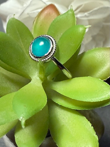 Bague ronde Apatite