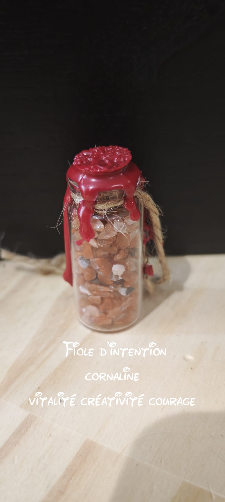 Fiole Cornaline