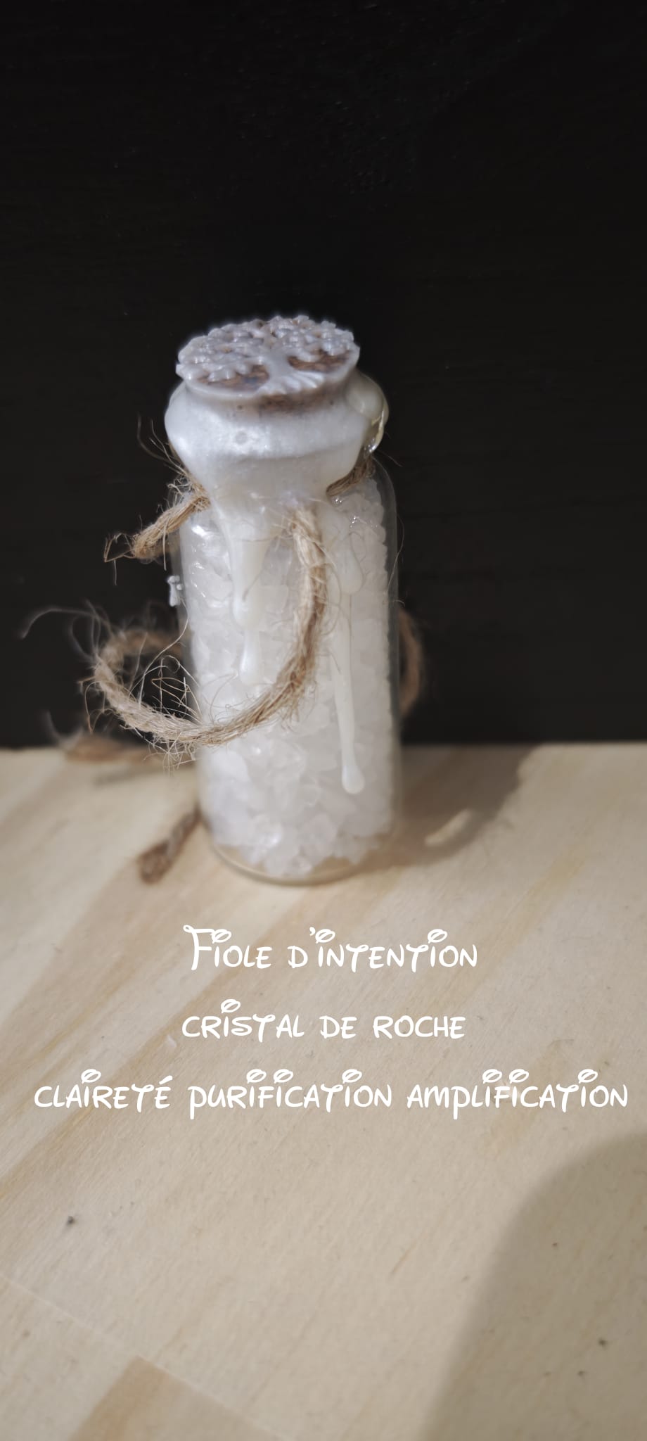Fiole Cristal de Roche
