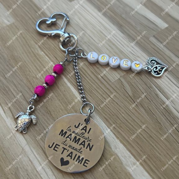 Porte-Clés Maman je t'aime